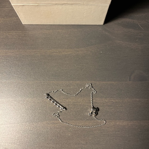 RARE like new Kendra Scott Molly 14k white gold and diamond adjustable bracelet - Picture 3 of 6